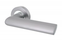 Door Handles Vision Designer Avior Lever on Round Rose Graphite & Polished Chrome 5202 16.91